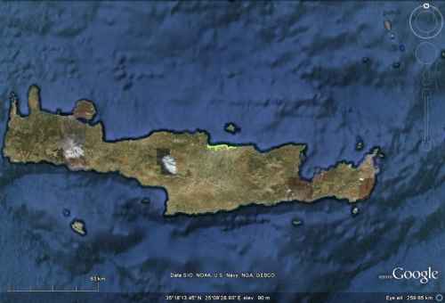 Minoan Crete Tsunami Inundation Map 7