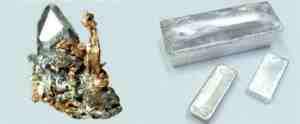 Native and Pure Silver, Acanthite Silver Ore and Pure Silver Bullion