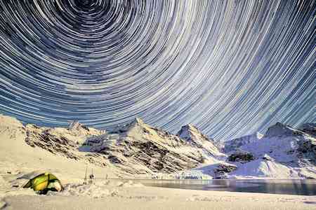 How the Stars Draw Latitudes in the Night Sky