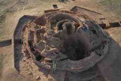 Motilla del Azuer Tholos Watchtower, Daimiel, Castilla-La Manche, Spain, 2200 - 1500 BC